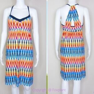 NEW Athleta Restoration Dress in Multi‎ Color, strap halter, size XS